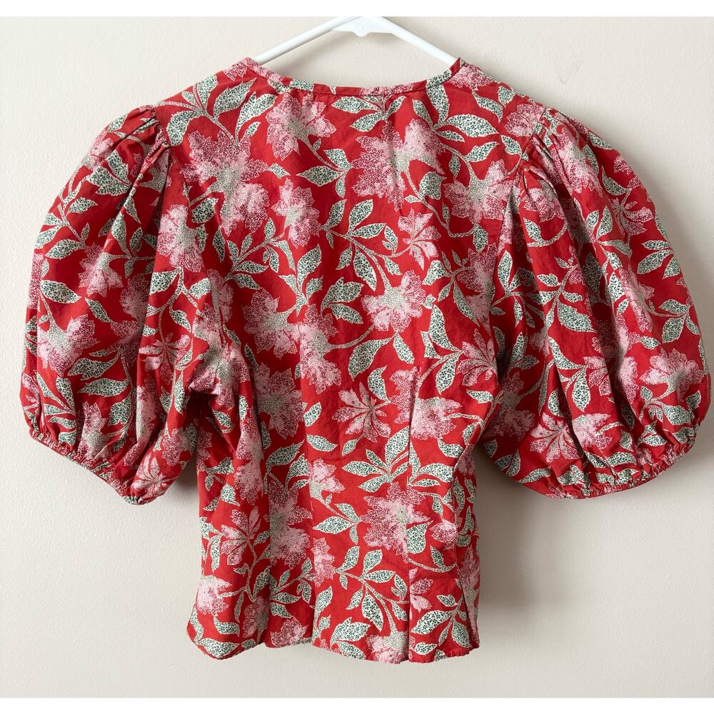 DOEN Chelle Top in Jardin Marjorelle Floral Print XS - Picture 8 of 8